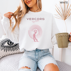 Unisex Round Neck Sweatshirt - Pink Golfer