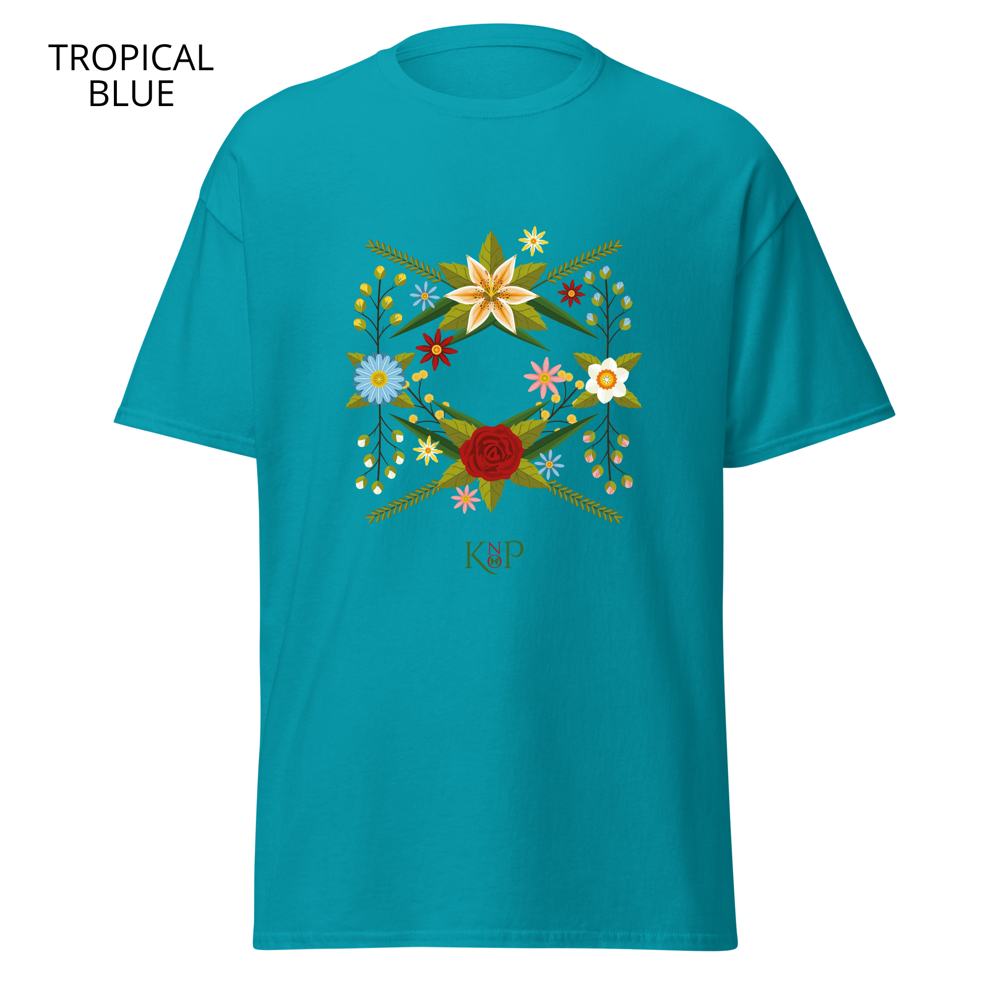 T-shirt classique unisexe - KNOP - Couronne de Fleurs