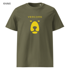 T-shirt unisexe en coton biologique - Ours Moyen Jaune Or