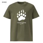 T-shirt unisexe en coton biologique - Griffes Larges Blanc