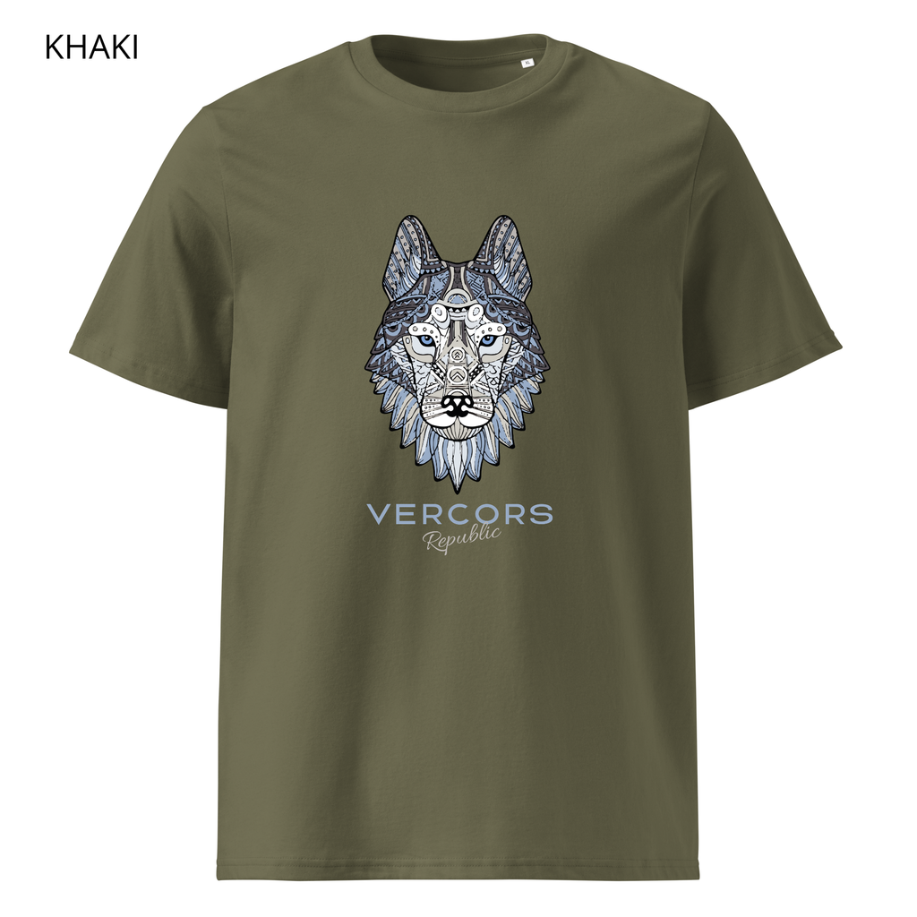 T-shirt unisexe en coton biologique - Tête de Loup
