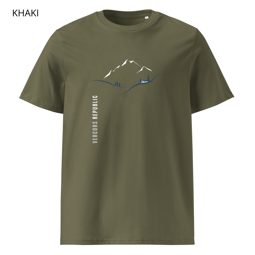 T-shirt unisexe en coton biologique -  Paysage Minimaliste