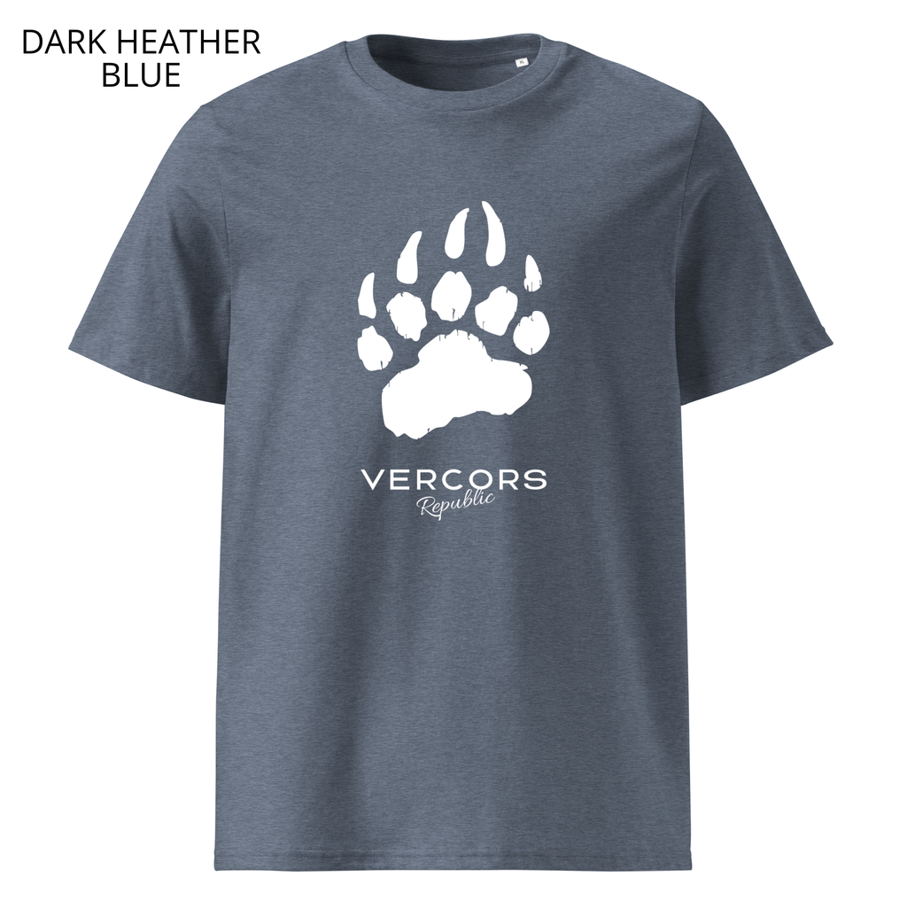 T-shirt unisexe en coton biologique - Griffes Larges Blanc