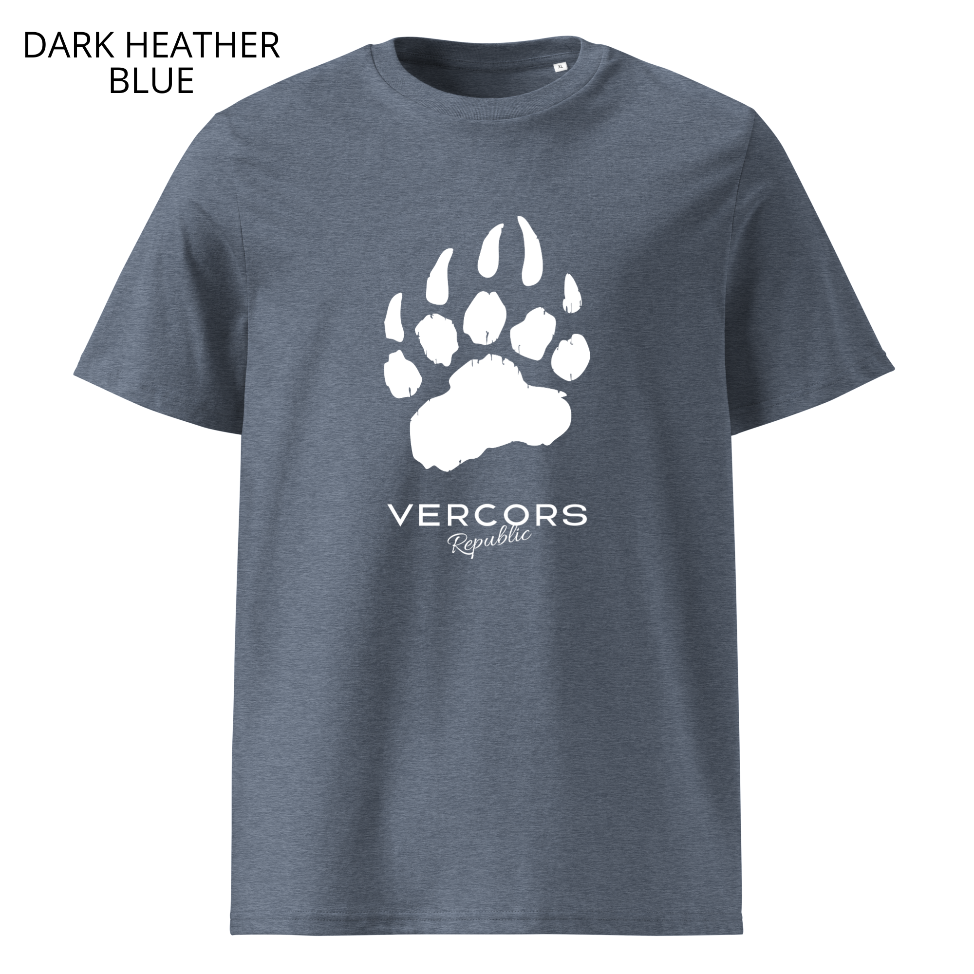 T-shirt unisexe en coton biologique - Griffes Larges Blanc