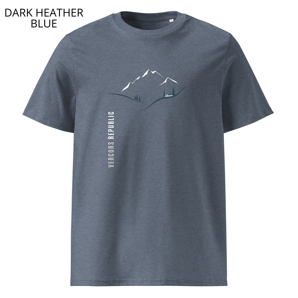 T-shirt unisexe en coton biologique -  Paysage Minimaliste