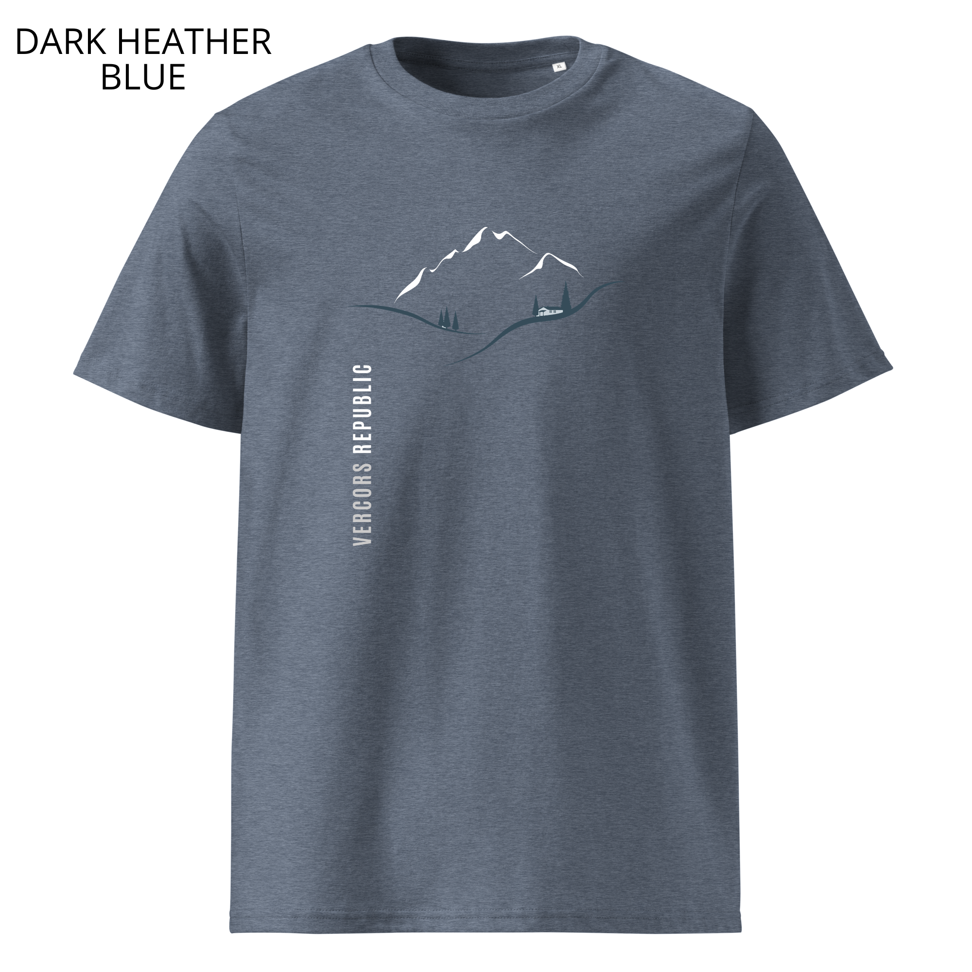 T-shirt unisexe en coton biologique -  Paysage Minimaliste